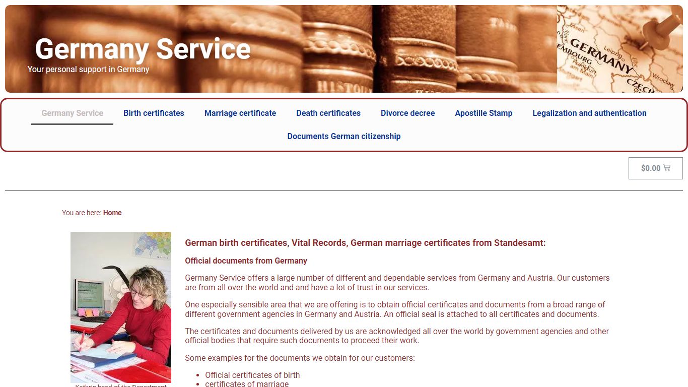 Germany Service - German birth certificates, German marriage ...